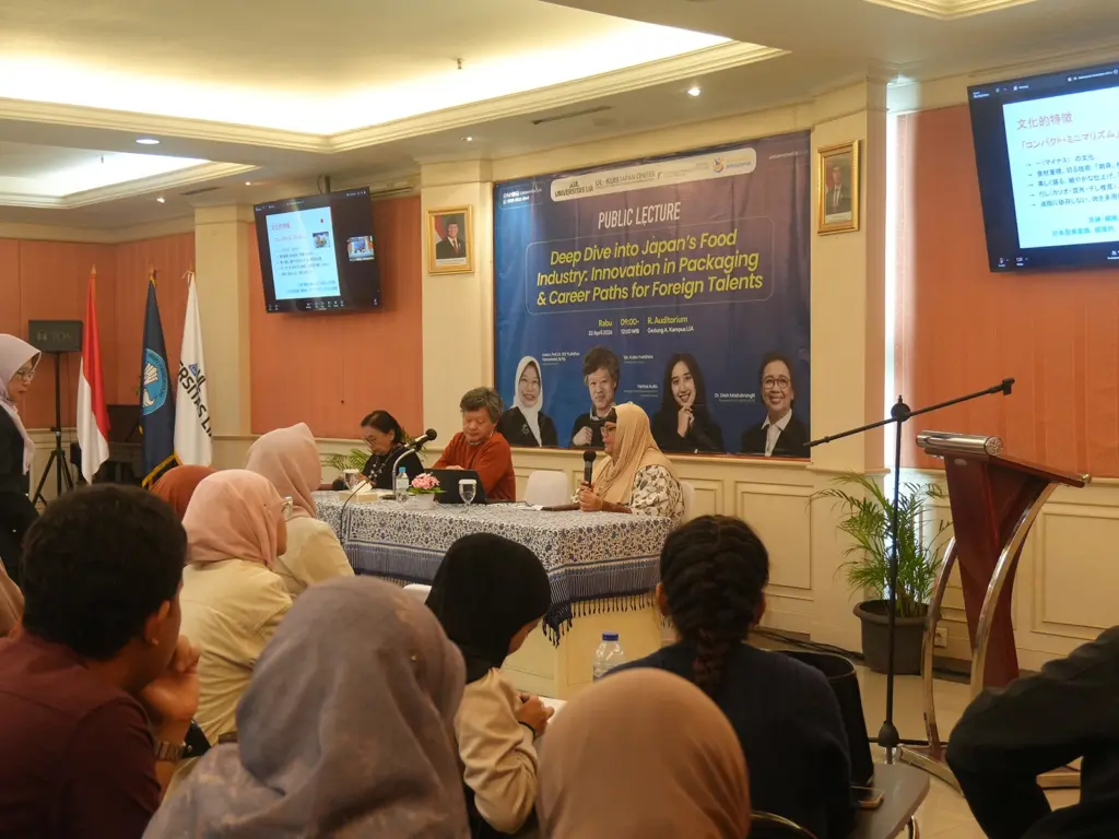 Kuliah Umum Universitas LIA Kupas Inovasi Industri Makanan Jepang
