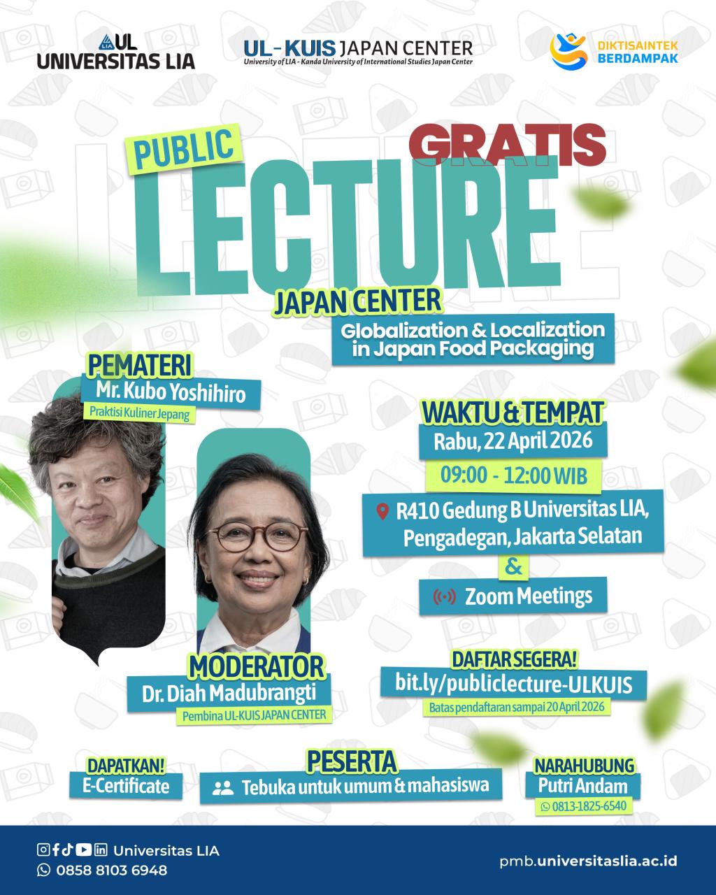 Public Lecture - ULKUIS